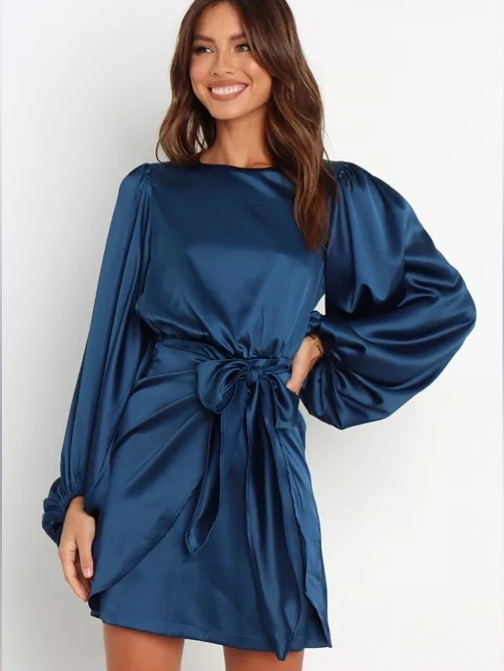 NWT Petal & Pup Opal Navy Dress 12 Wedding Guest Cocktail Formal Occasion Glam
